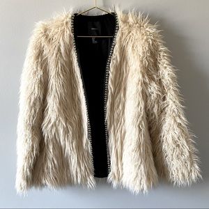 Fur Studded Coat